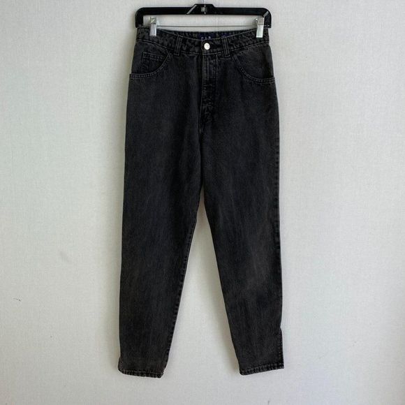 GAP Black High Waisted Tapered Leg Jean - Picture 1 of 7